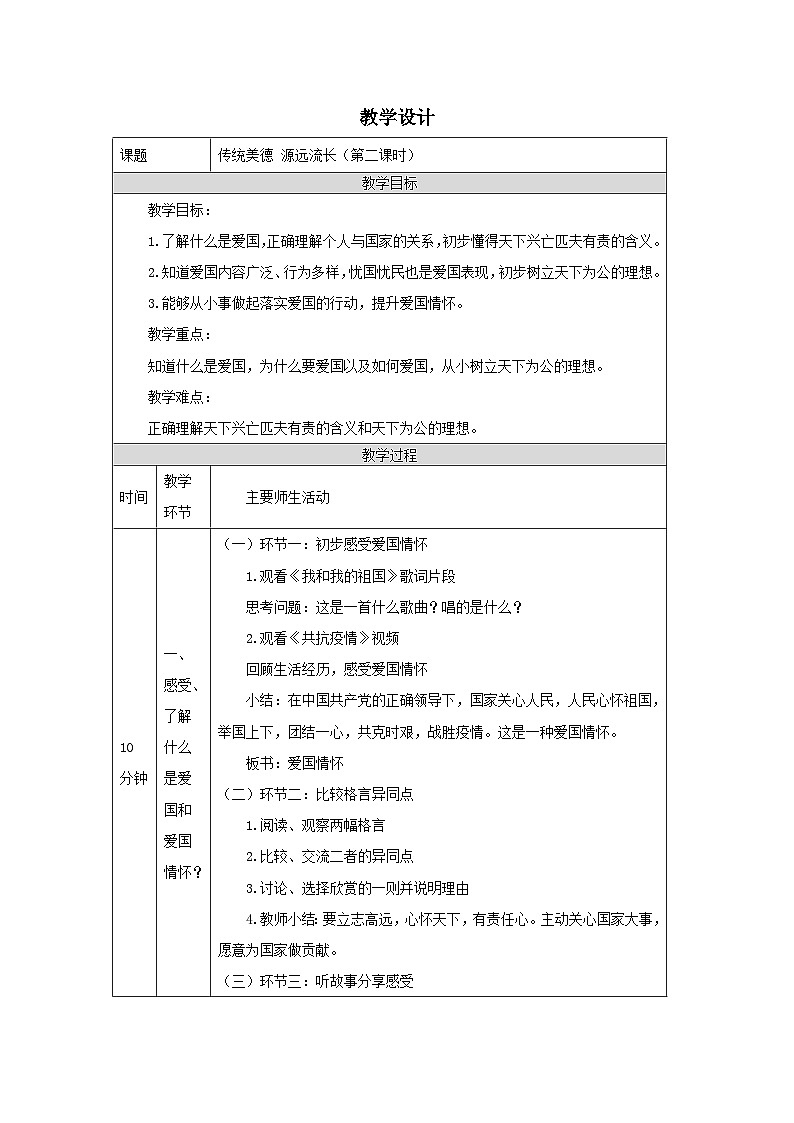 【道德与法治(统编版)】传统美德源远流长(第三课时)第1页