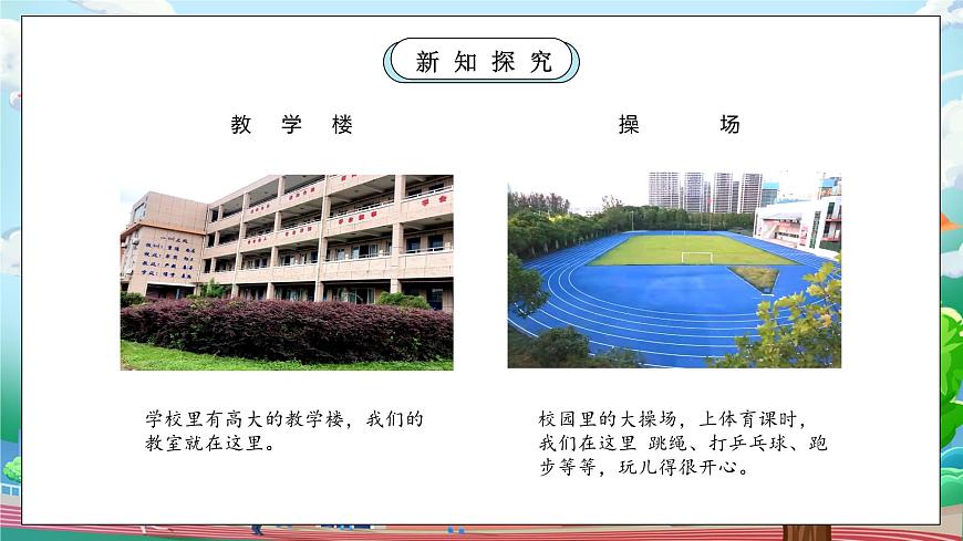 【核心素養(yǎng)】部編版小學(xué)道德與法治一年級上冊 第一課時 我們的校園 課件+教案（含教學(xué)反思）第8頁