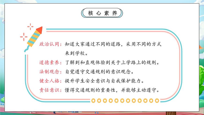 【核心素養(yǎng)】人教版小學(xué)道德與法治一年級(jí)上冊(cè) 第一課時(shí) 上學(xué)路上 課件+教案（含教學(xué)反思）第3頁