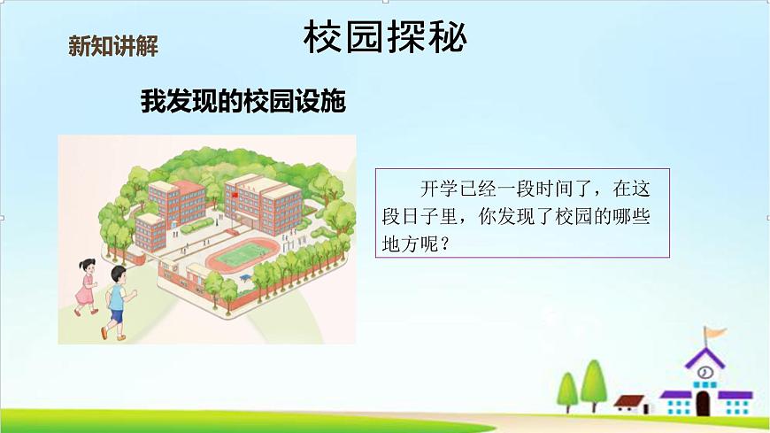 【2024秋 新教材】一年級上冊道德與法治第3課《這是我們的校園》PPT教學課件 第6頁