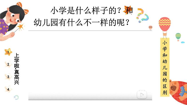 1 开开心心上学去(课件)2024-2025学年统编版道德与法治一年级上册06