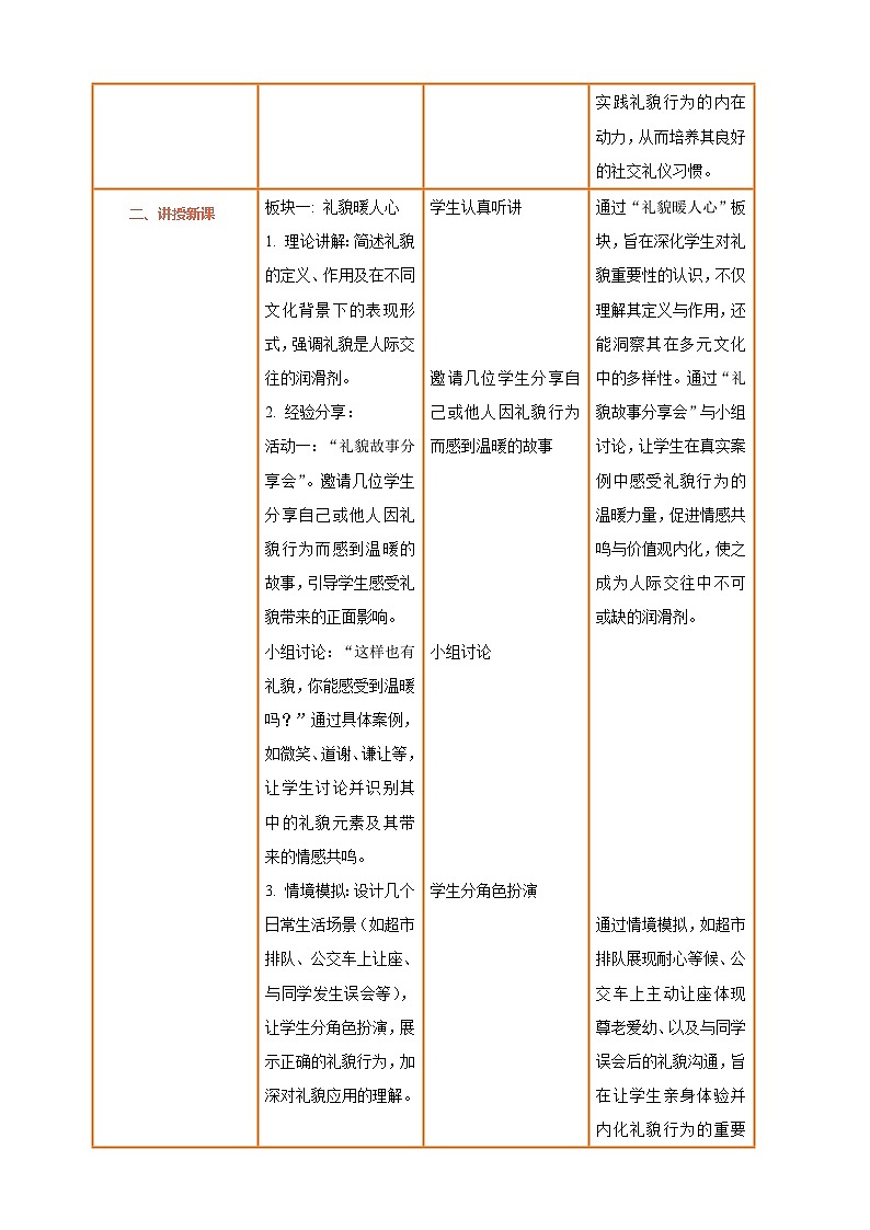 11.《对人有礼貌》第1课时 教案第3页