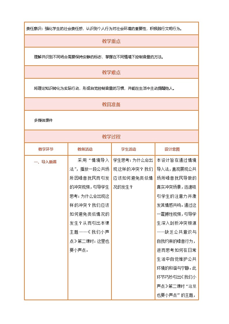 13.《我们小声点》第2课时 教案第2页