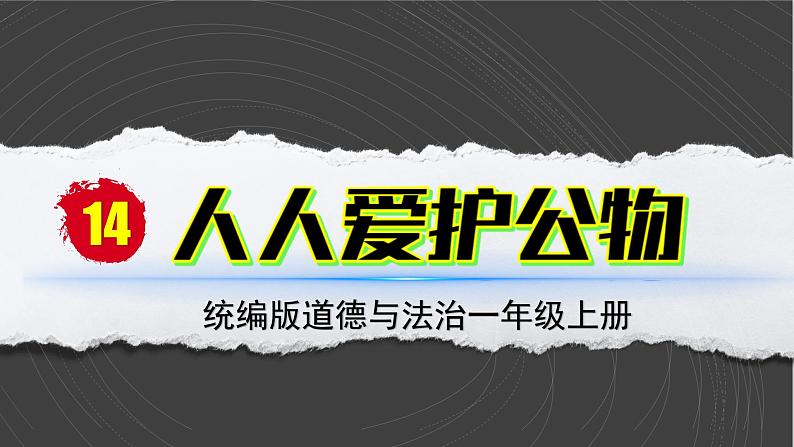 (2024)统编版道德与法治一年级上册(14)人人爱公物PPT课件01