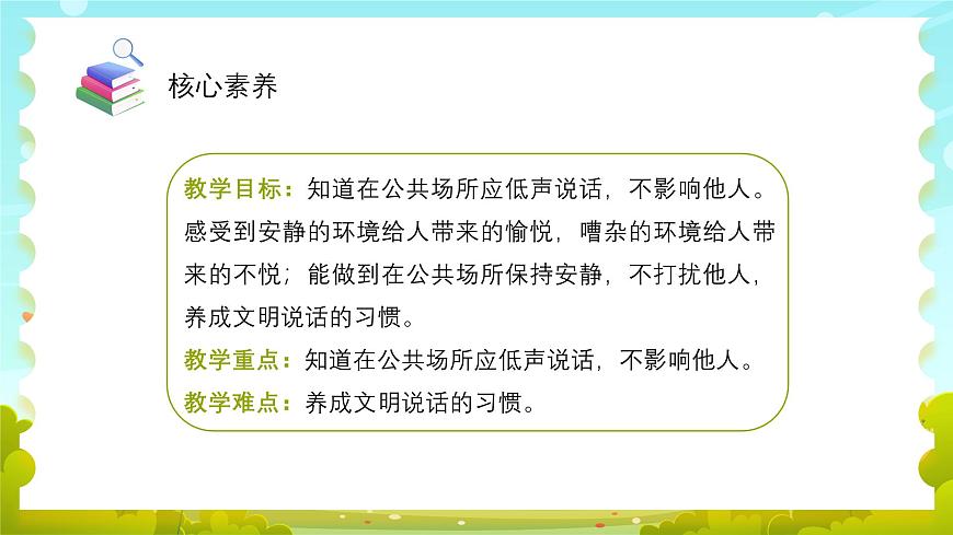 部編版道德與法治(2024)一年級上冊第13課 我們小點兒聲 課件第4頁