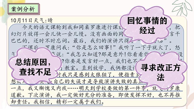 部编版道德与法治六年级下册第3课《学会反思》优质课件(第2课时)第7页