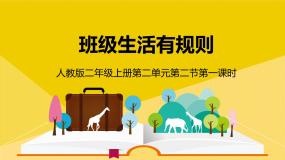 小学政治 (道德与法治)统编版（2024）二年级上册6 班级生活有规则课文ppt课件