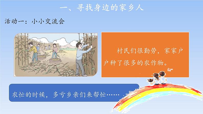 统编版道德与法治二上第四单元《可亲可敬的家乡人》示范课件第1课时第7页