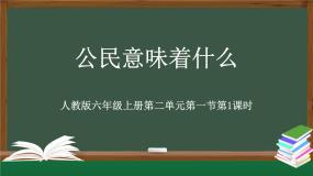 小学政治 (道德与法治)统编版（2024）六年级上册3 公民意味着什么多媒体教学课件ppt
