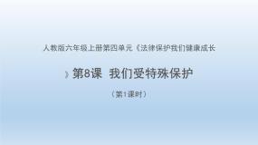 统编版（2024）六年级上册8 我们受特殊保护示范课课件ppt