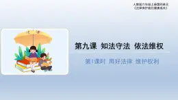統(tǒng)編版道德與法治 四年級(jí)上冊(cè)第四單元 法律保護(hù)我們健康成長(zhǎng)《9 知法守法依法維權(quán)》優(yōu)質(zhì)課件第1課時(shí)