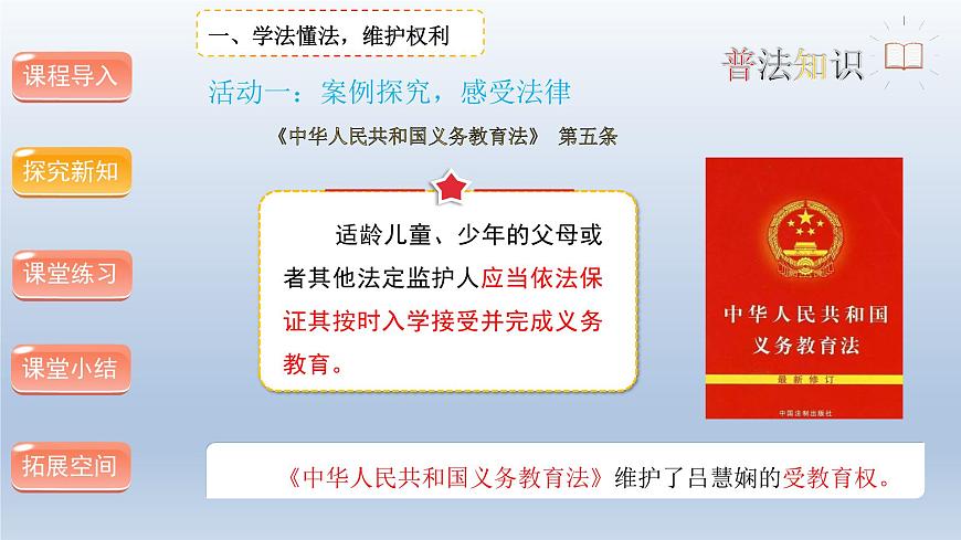 統(tǒng)編版道德與法治 四年級上冊第四單元 法律保護我們健康成長《9 知法守法依法維權》優(yōu)質課件第1課時第4頁