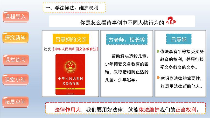 統(tǒng)編版道德與法治 四年級上冊第四單元 法律保護我們健康成長《9 知法守法依法維權》優(yōu)質課件第1課時第5頁