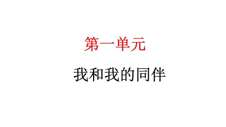 人教统编版道德与法治三年级下册第一单元我和我的同伴1我是独特的(教学)习题课件ppt第1页