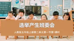 統(tǒng)編版（2024）道德與法治五上第二單元 我們是班級(jí)的主人 4《選舉產(chǎn)生班委會(huì)》優(yōu)質(zhì)課件第1課時(shí)