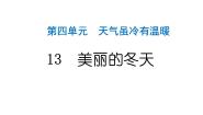 统编版（2024）一年级上册13 美丽的冬天作业ppt课件