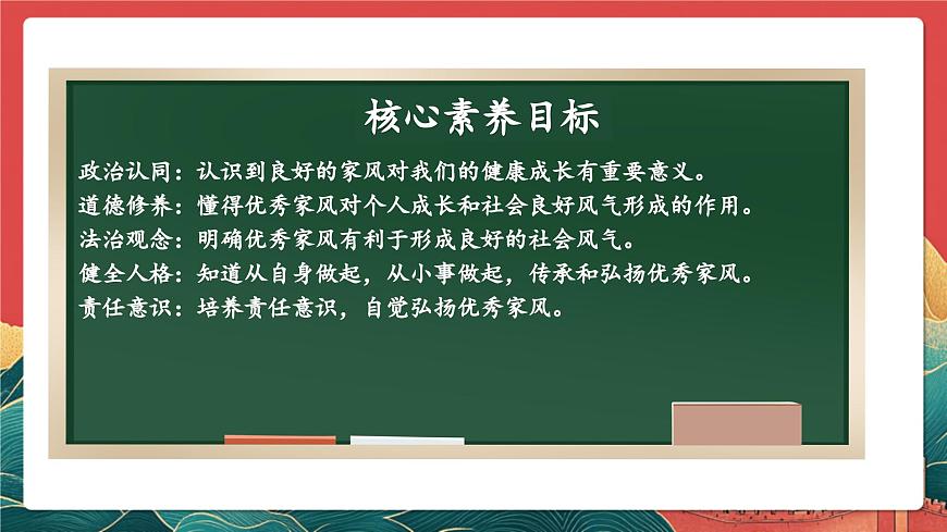【核心素養(yǎng)】人教部編版道法五下 3.2《弘揚優(yōu)秀家風》 課件第2頁