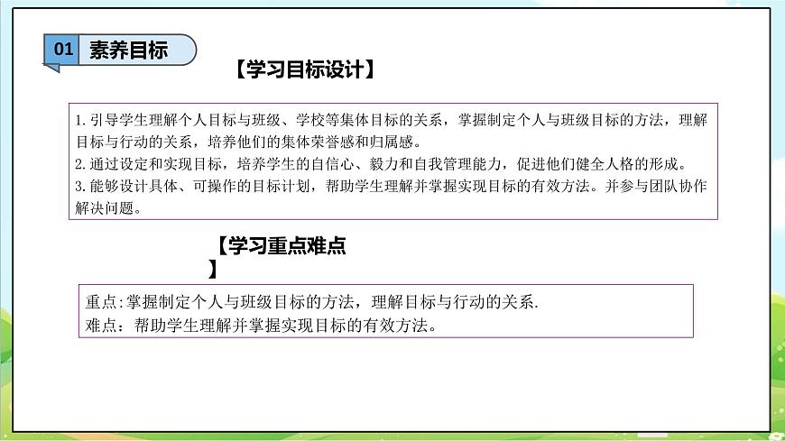 【2025春 新教材】統(tǒng)編版 一年級下冊道德與法治 第1課《有個新目標(biāo)》PPT教學(xué)課件（第二課時）第3頁
