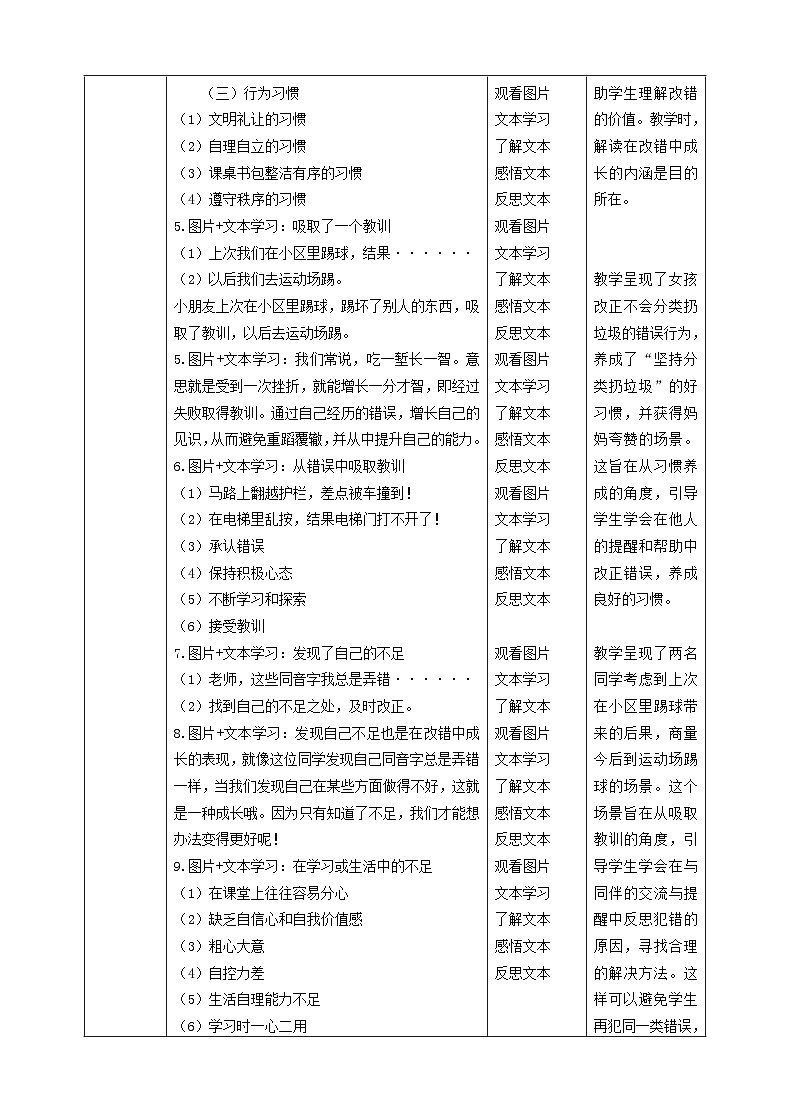 【2025春 新教材】統(tǒng)編版 一年級下冊道德與法治 第3課《錯了就要改》（第二課時）教案教學設(shè)計第3頁
