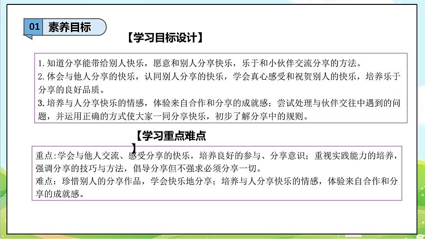 【2025春 新教材】統(tǒng)編版 一年級下冊道德與法治 第7課《我們愛分享》（第二課時）教學(xué)課件第3頁