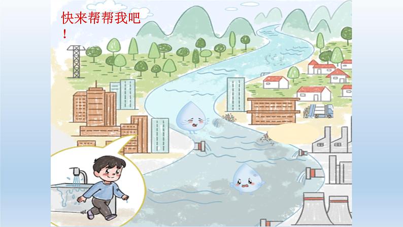 二年级下道德与法治课件:9 小水滴的诉说 课件(共17张PPT)_人教版(2016部编版)第7页