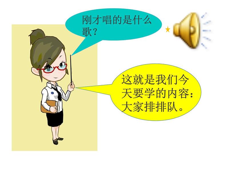 3.3《大家排好队》PPT课件第3页