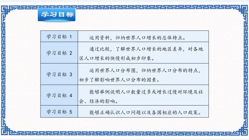 粤人版七年级地理上册：5.1 世界的人口 课件02