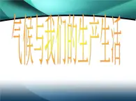 商务星球版地理七上 4.6 活动课 气候与我们的生产生活 课件