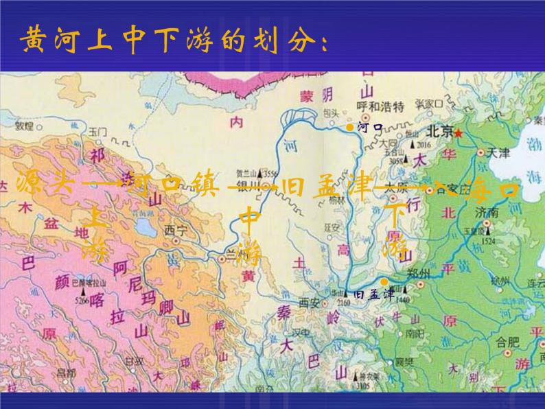 沪教版七年级上册祖国篇（上）4 河流与湖泊4.2 黄河 课件（28张PPT）+教案06