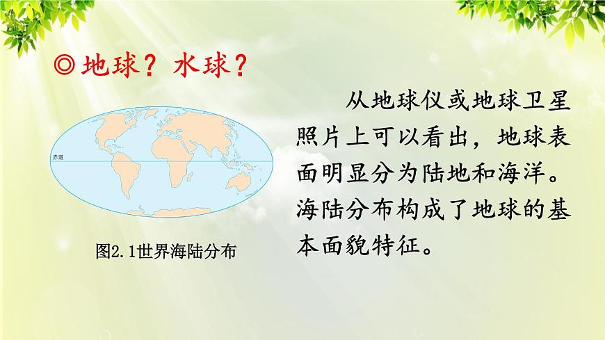 人教版七年級地理上冊 第二章 陸地和海洋 第一節(jié) 大洲和大洋 課件第3頁