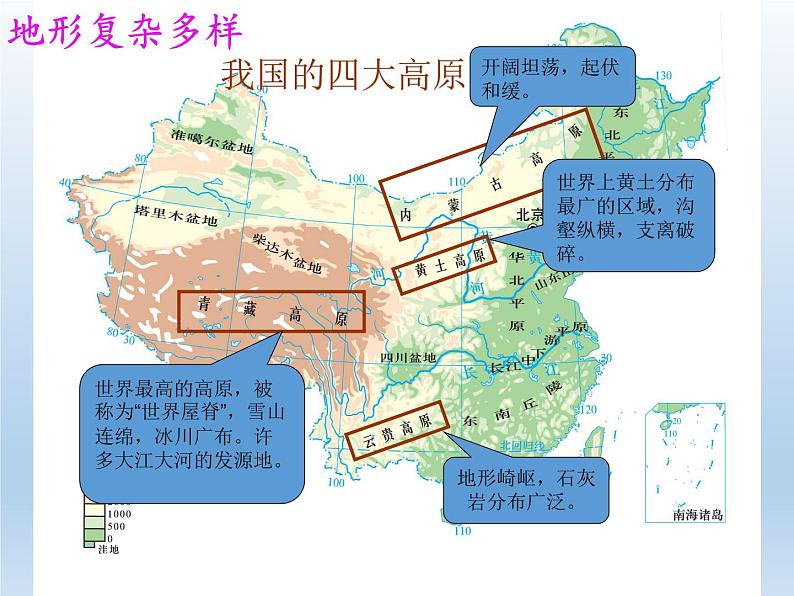 2.1 中国的地形(课时1) 课件-湘教版八年级地理上册04