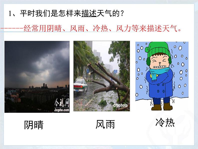 3.1 多变的天气课件 课件-人教七年级初中地理上册(共42页)第4页