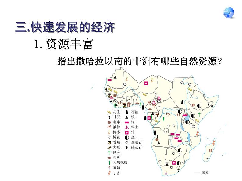 中图版 八年级下册 第六章 认识地区 第四节 撒哈拉以南非洲(第二课时)课件PPT第3页