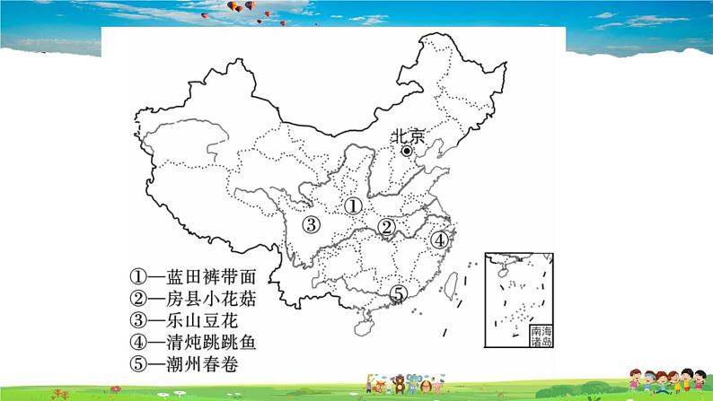 八年级上人教版版地理作业课件第一章第一节 第2课时 行政区划07
