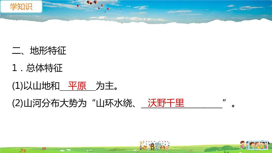 人教版八年級(jí)下冊(cè)習(xí)題課件-第六章  北方地區(qū)第二節(jié) “白山黑水”——東北三省第1課時(shí)　山環(huán)水繞　沃野千里第6頁(yè)