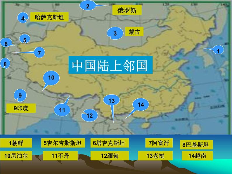 商务星球版初中地理八年级上册第一章 第一节辽阔的疆域课件PPT06