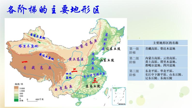 八年级地理上册第二章中国的自然环境第一节地形和地势第2课时教学课件新人教版06