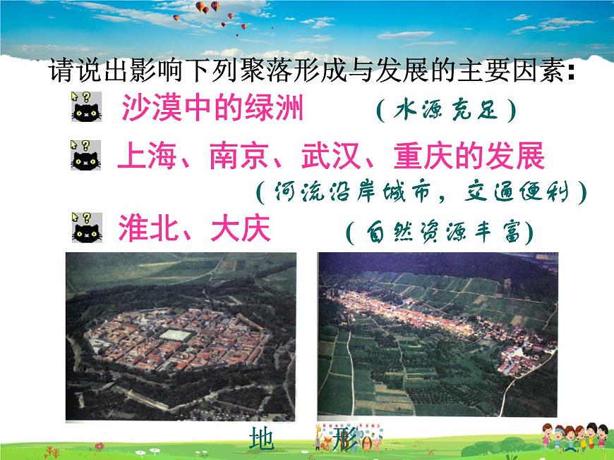 人教版地理 七年級(jí)上冊(cè)- 第四章 第三節(jié) 人類的聚居地—聚落第5頁
