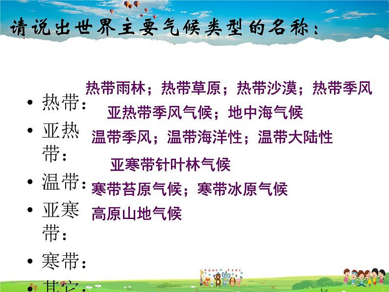 粤教初中地理七上《第4章第3节 世界的主要气候类型》PPT课件 (5)第2页