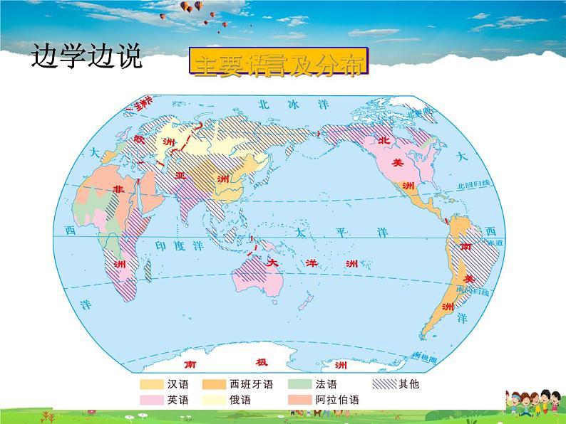 湘教版地理七年级上册 《第3章第3节 世界的语言与宗教》PPT课件 (2)第5页