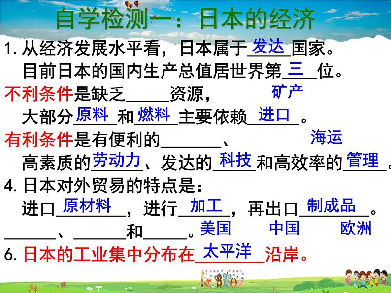 湘教版地理七年级下册 《第8章第1节 日本》PPT课件 (3)第6页