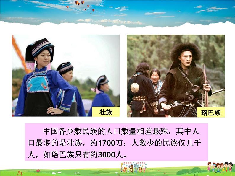 湘教版地理八年级上册 《第1章第四节 中国的民族》PPT课件 (6)第7页