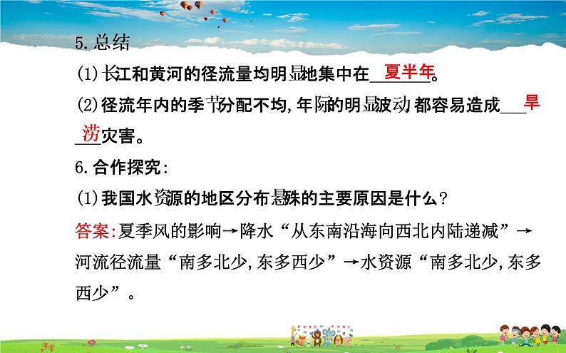 湘教版地理八年级上册 《第3章第三节 中国的水资源》PPT课件 (1)第6页