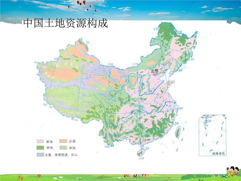 湘教版地理八年级上册 《第3章第二节 中国的土地资源》PPT课件 (7)08