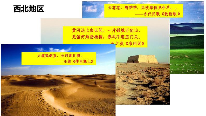 湘教版地理八年级下册第五章第三节西北地区和青藏地区 课件第3页