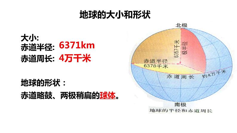 人教版七年地理上第一章第一节地球和地球仪复习课件PPT第4页
