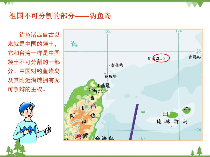 人教版地理八年級(jí)下冊(cè) 7.4祖國(guó)的神圣領(lǐng)土——臺(tái)灣省  課件第4頁(yè)