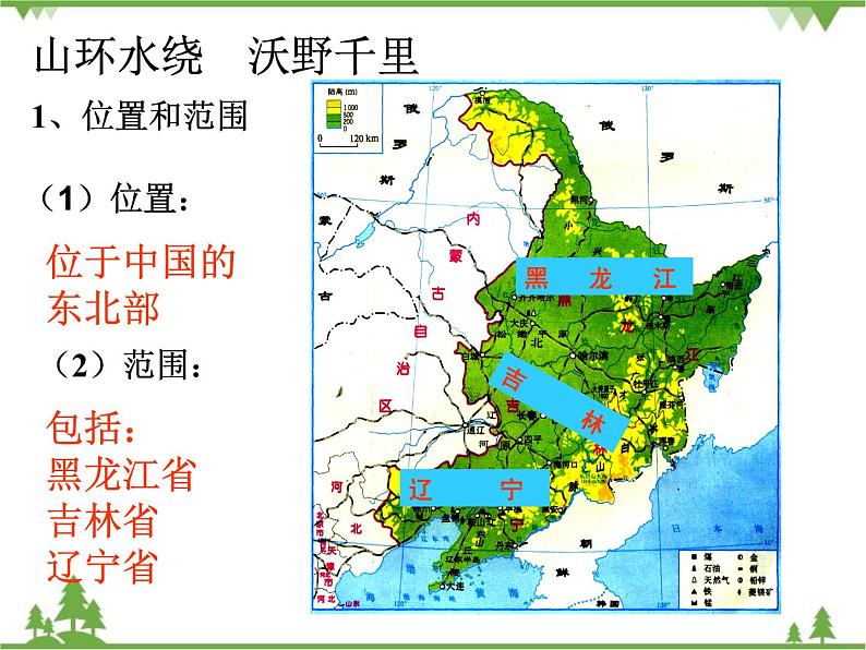 人教版地理八年级下册 6.2“白山黑水”——东北三省 课件第3页