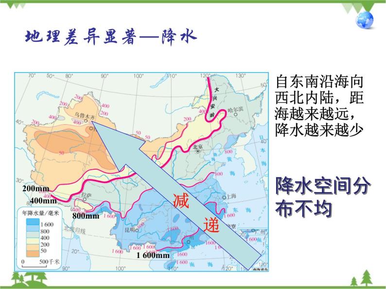 人教版地理八年级下册 5.0 中国的地理差异 课件04