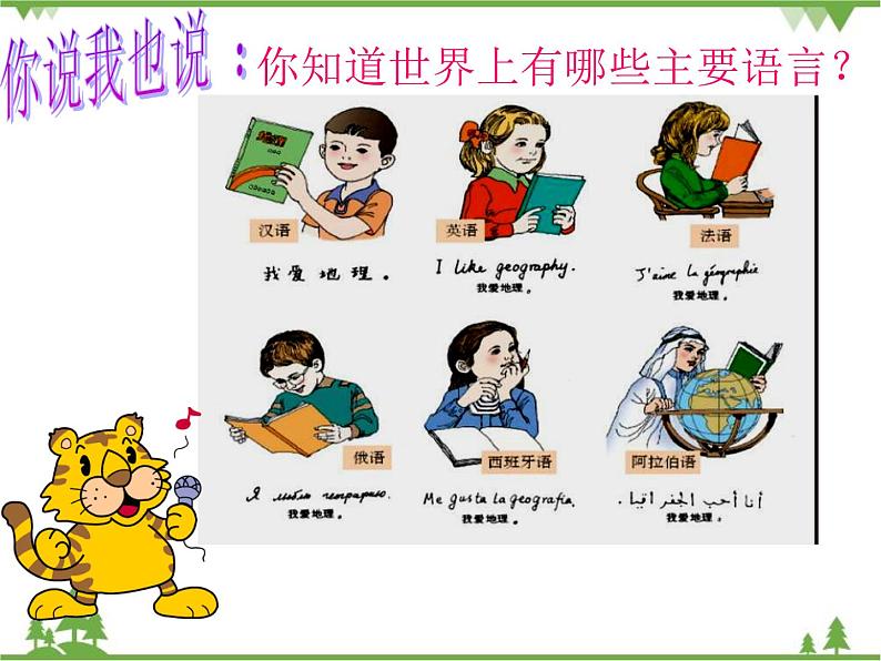 人教版七年级上册 地理:4.2《世界的语言和宗教》课件第6页